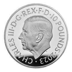 The Royal Tudor Beasts: El Toro de Clarence 5 oz Plata 2023 Proof