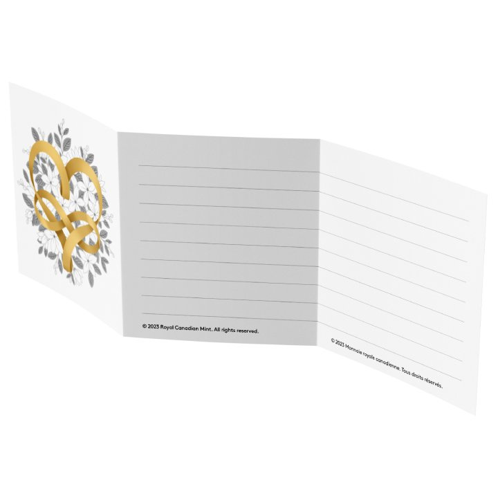 Kanada: Ünnepeljük a szerelmet 20 dolláros aranybevonatú ezüst 2023 Proof