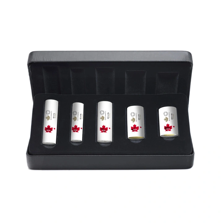 Set of Steel Coins Canada: Special Wrap Roll Collection - First Strikes 5 x Wrap Roll 2026