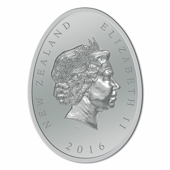 Kiwi coloreado 1 oz Plata 2016 Specimen