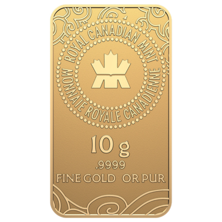 Sztabka The Royal Canadian Mint - Lunar Year of the Snake 10 gramów Złota 2025