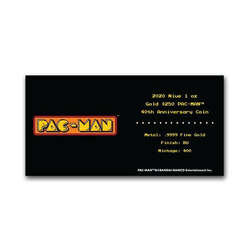 Niue: 40. rocznica powstania gry PAC-MAN 1 uncja Złota 2020