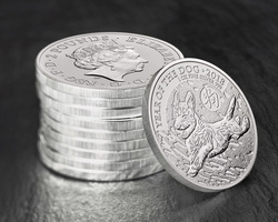 Lunar: Year of the Dog 1 oz Silver 2018 Royal Mint