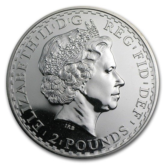 Britannia 1 uncja Srebra 2001