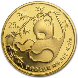China Panda 1/4 oz Oro 1985