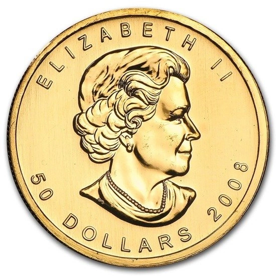 Canadian Maple Leaf 1 oz Gold 2008