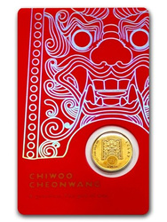 Chiwoo Cheonwang 1/10 uncia arany 2017 (Piros)