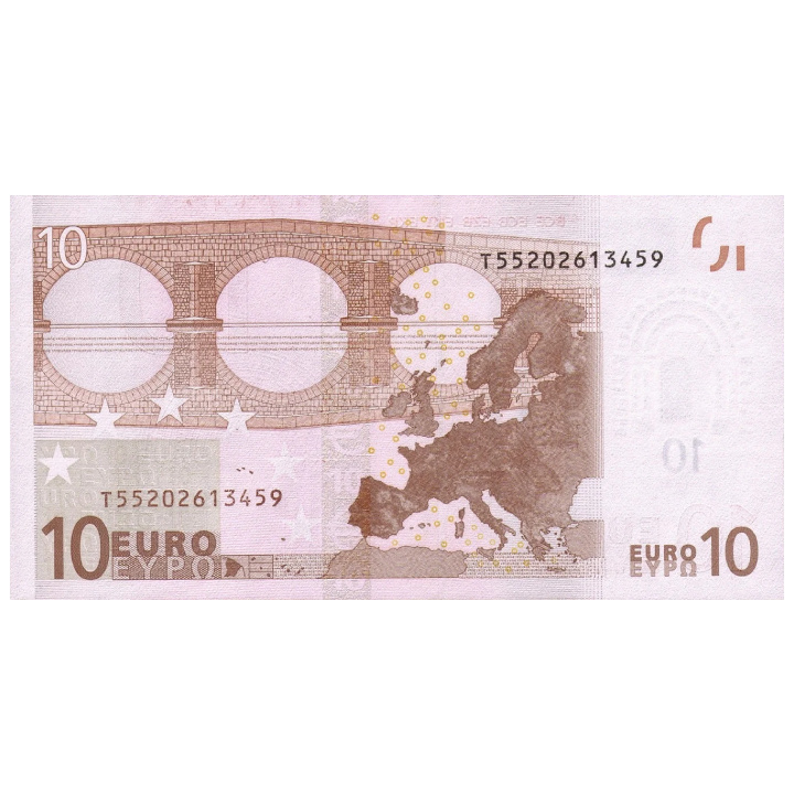 10 eurós bankjegy (10 EUR) UNC 100 darab