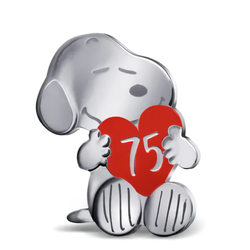 Srebrna Moneta Snoopy 10€ Proof 2025 Shaped Coin