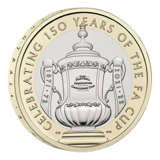 The 150th Anniversary of the FA Cup Cupro-Nickel £2 2022