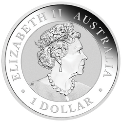 Kookaburra with Numbat kolorowany 1 uncja Srebra 2022 Privy Mark (Perth Money Expo Anda Special)