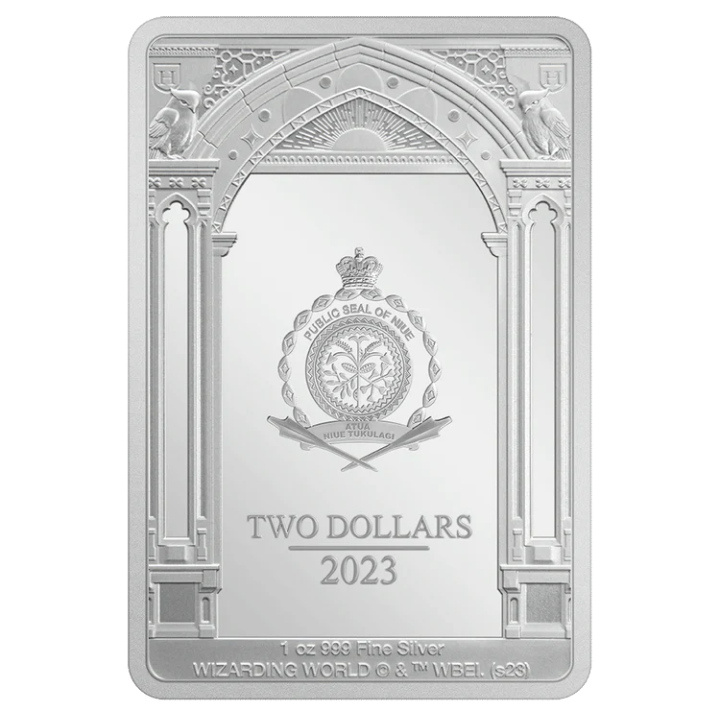 Niue: Harry Potter - Creature magiche “Buckbeak” colorato 1 oncia d'argento 2023 Proof