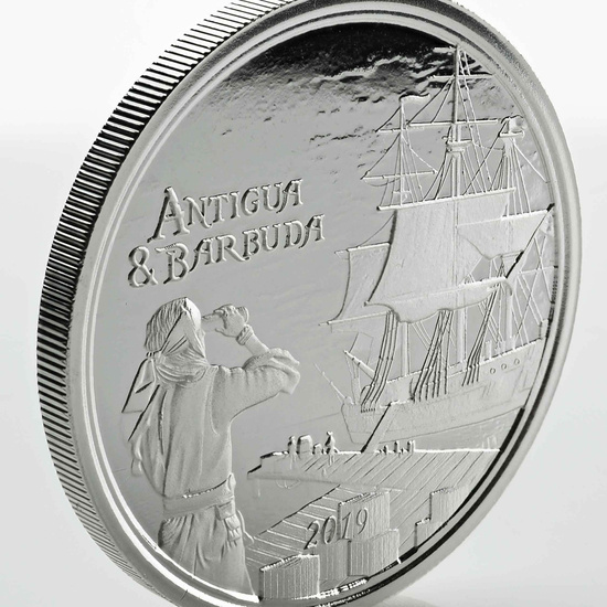 Antigua & Barbuda: Rum Runner 1 oz Silber 2019