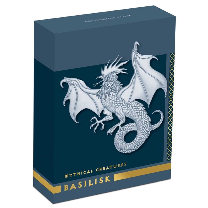 Mityczne Istoty: Basilisk 1 uncja Złota 2023 Proof