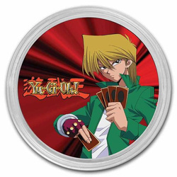 Set di 2 monete Niue: Yu-Gi-Oh! Joey, Drago dagli occhi rossi colorato - 25° anniversario 2 x 1 oncia d'argento 2022