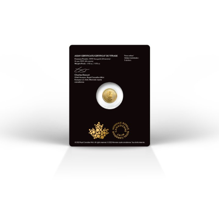 Kanadyjski Liść Klonowy Treasured 1/10 uncji Złota 2023