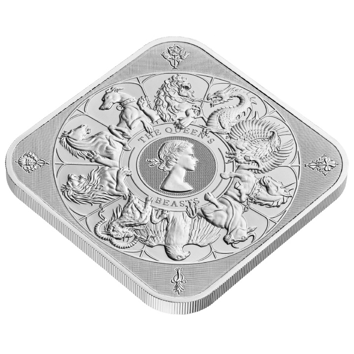 Sztabka The Royal Mint - Bestie Królowej 10 uncji Srebra