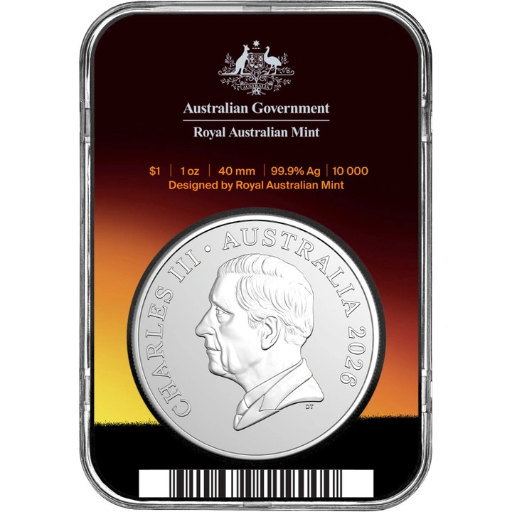 Ezüstérme Kangaroo 1 uncia ezüst 2026 Frosted Coin