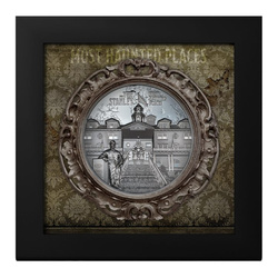 Cook Islands Most Haunted Places The Stanley 2 oz Argint 2023 Black Proof Ultra High Relief