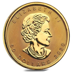 Maple Leaf 1 oz Gold 2020 PAKET 10 Stück