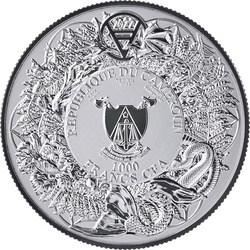 Bestias Eslavas: Rusalka 1000 Francos 2 oz Plata 2022