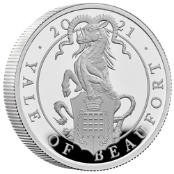 The Queen’s Beasts 2021: Set of 10 coins 2 oz Silber Proof