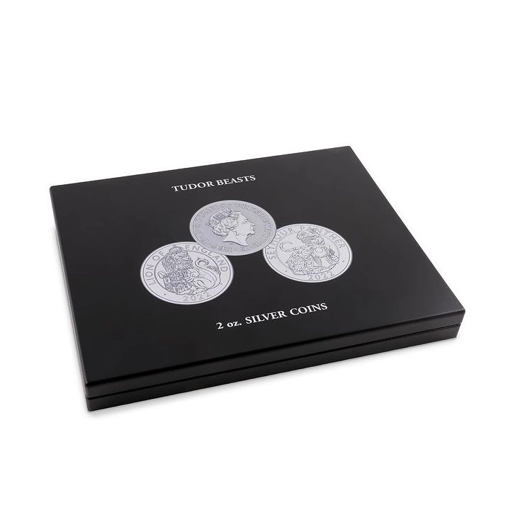 Leuchtturm Caseta Volterra Tudor Beasts pentru 10 monede x 2 oz argint