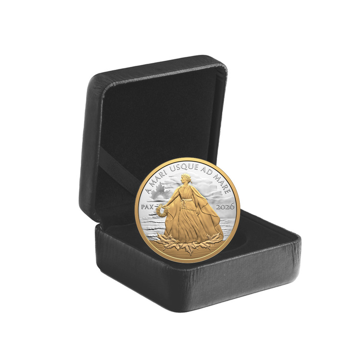 Canadá: Peace Dollar dorado 1 oz Plata 2026 Proof
