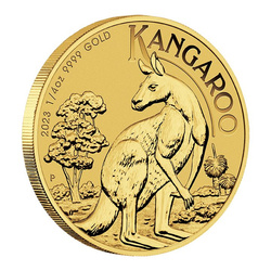 Canguro australiano 1/4 oncia d'oro 2023