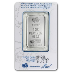 1 oz Platinbarren Pamp