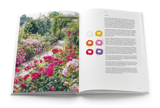 Cofanetto con libro della serie Il linguaggio dei fiori