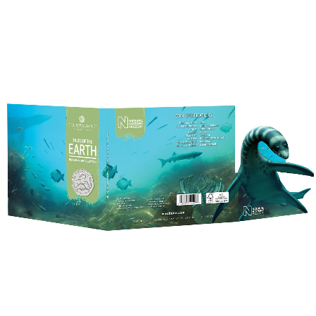 Plesiosaurus 8 gramos Cobre Níquel 2021