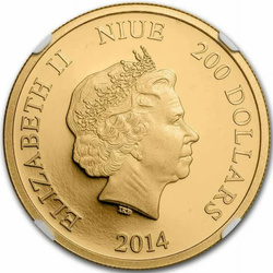 Niue : Disney - Minnie Mouse 1 once d'or 2014 Proof NGC PF70 Ultra Cameo