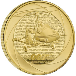 A 60-as évek Bond-filmjei 1 uncia arany 2023 Proof