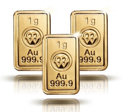 1 gram Sztabka Złota Mennica Polska