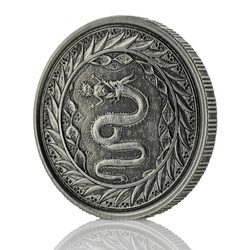 Samoa: Serpiente de Milán 1/2 oz Plata 2020 Moneda Antigua Proof