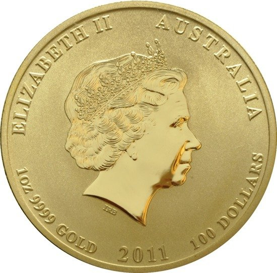 Lunar II: Rok králíka 1 unce zlata 2011