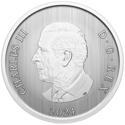 Kanada: Az ünnepi fa díszítése színes 50 centes 2024-es lencsés érme