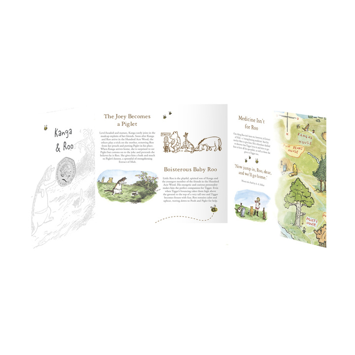 Medvídek Pú - Klokánice a Malý medvídek měď-nikl 2022