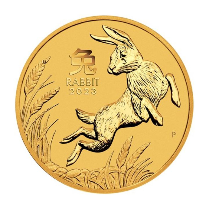 Perth Mint: Lunar III - Anno del Coniglio 10 once d'oro 2023