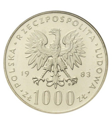 1000 zł II. János Pál 1982-1983