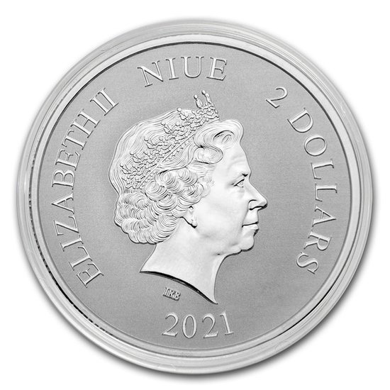 Niue: Celestial Animals - Schwarze Schildkröte 1 oz Silber 2021