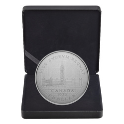 Canada: Emanuel Hahn’s Original Sketch - Parliament 5 once d'argento 2024 Moneta anticata