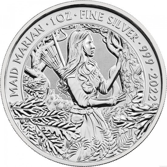 Myths & Legends: Maid Marian 1 oz Silver 2022
