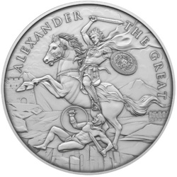 Legendary Warriors: Alexander The Great 1 oz Silver Round