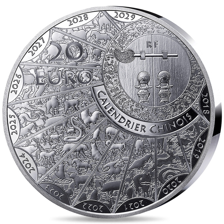 Francja: Rok Konia 1 uncji Srebra 2026 Proof