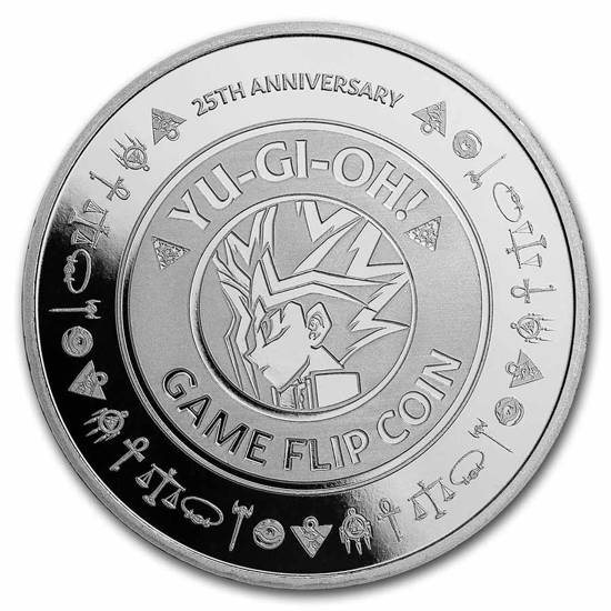 Niue : Yu-Gi-Oh ! - 25e anniversaire 1 once d'argent 2022 Prooflike (Slab)