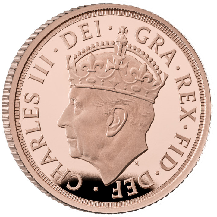 Wielka Brytania: The Coronation of His Majesty King Charles 1/2 Sovereign 2023 Proof