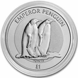 Territoire antarctique britannique - Pingouin 1 once d'argent 2023
