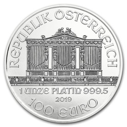 Wiedeński Filharmonik 1 uncja Platyny 2019